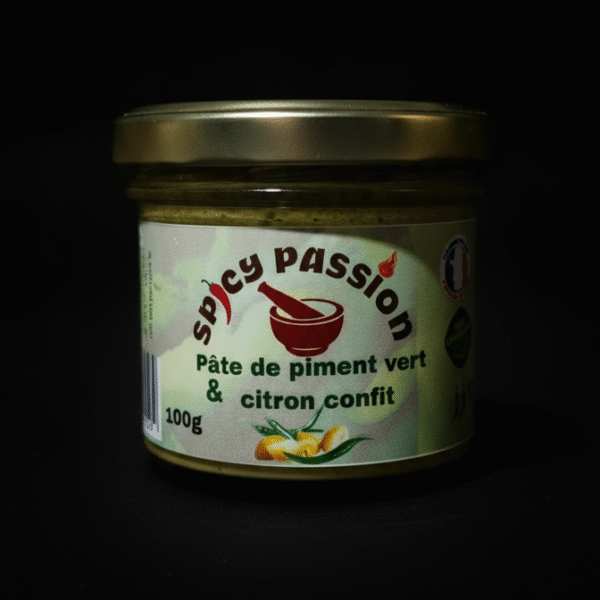 image - 2025-11-07T062737.082 Pâte de piment vert et citron confit. 100g