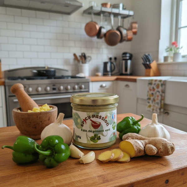 Pâte de piment vert. 100g