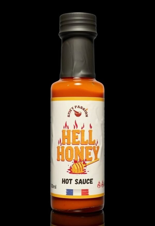 FLUX-2026-05-05-22-54-41 Hell Honey - 100 ml. Hot sauce