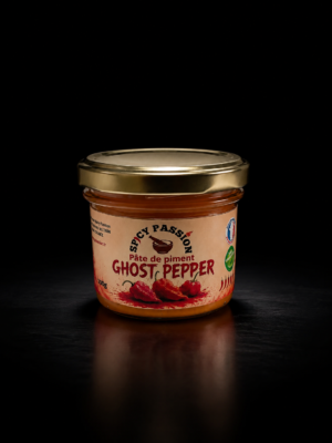 ChatGPT Image 14 juil. 2026, 00_05_53 Pâte de piment GHOST PEPPER 100g.